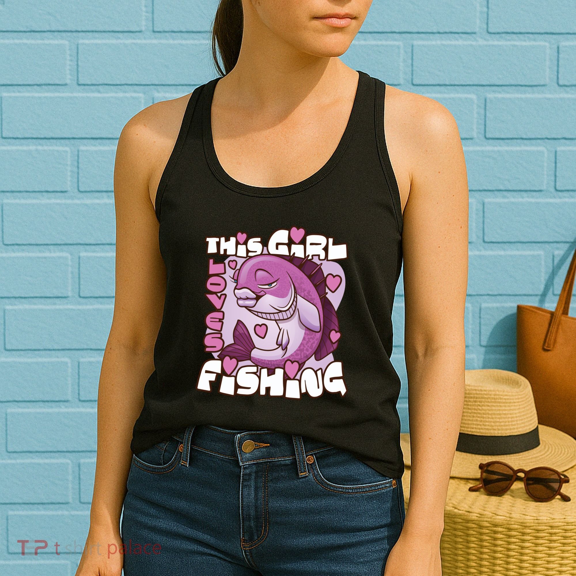 This Girl Loves Fishing Women's Tank Top