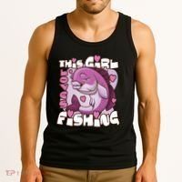This Girl Loves Fishing Tank Top thumb 3