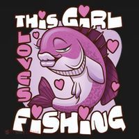 This Girl Loves Fishing Tank Top thumb 6