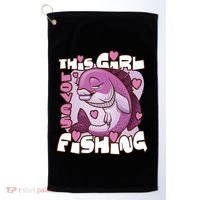 This Girl Loves Fishing Golf Towel thumb 0