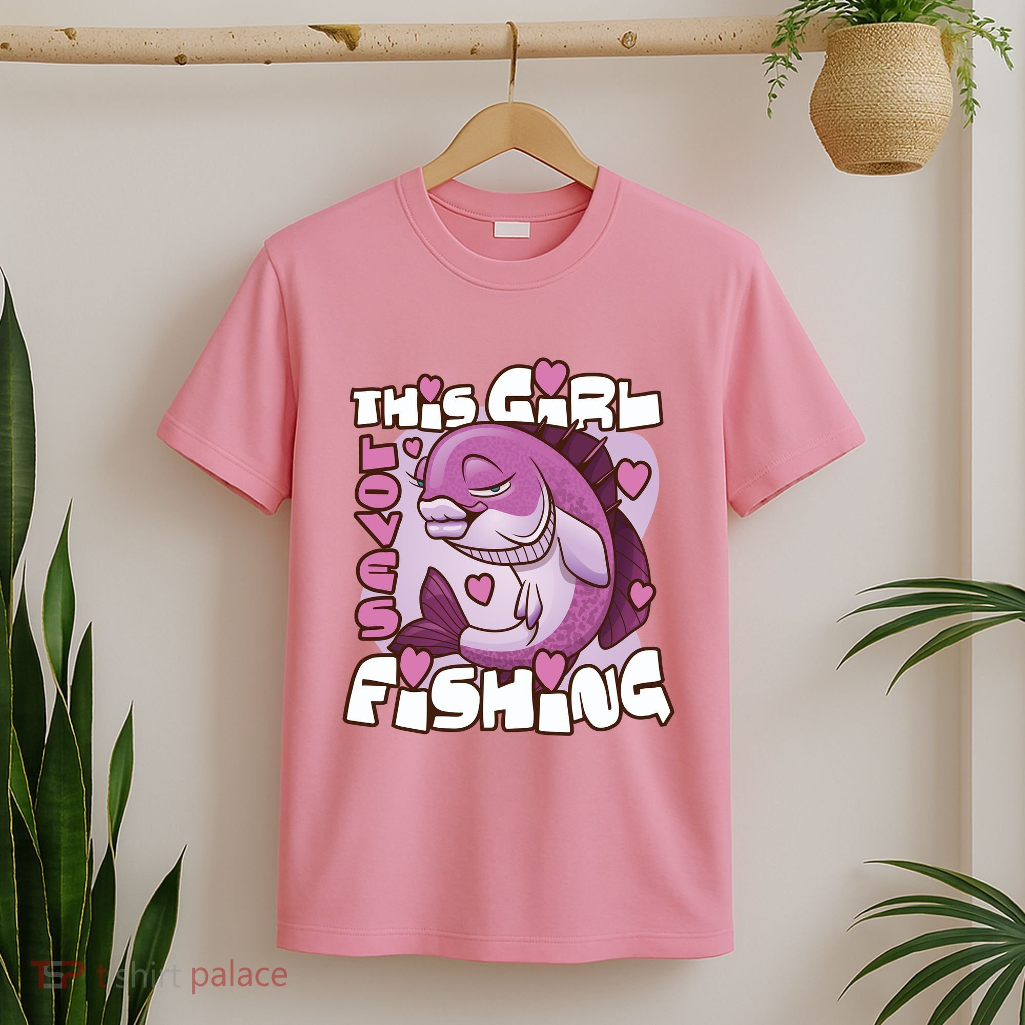 This Girl Loves Fishing T-Shirt