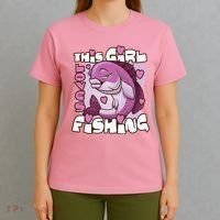 This Girl Loves Fishing T-Shirt thumb 4