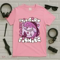 This Girl Loves Fishing T-Shirt thumb 5