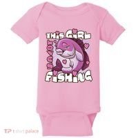 This Girl Loves Fishing Baby Bodysuit thumb 0
