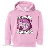 This Girl Loves Fishing Toddler Hoodie thumb 0
