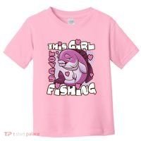 This Girl Loves Fishing Toddler T-Shirt thumb 0