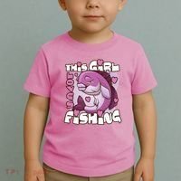 This Girl Loves Fishing Toddler T-Shirt thumb 2