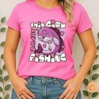 This Girl Loves Fishing Women's T-Shirt thumb 2