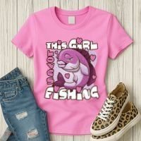 This Girl Loves Fishing Women's T-Shirt thumb 3