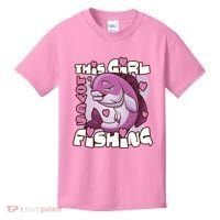 This Girl Loves Fishing Kids T-Shirt thumb 0