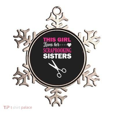 This Girl Loves Her Scrapbooking Sisters Ornament