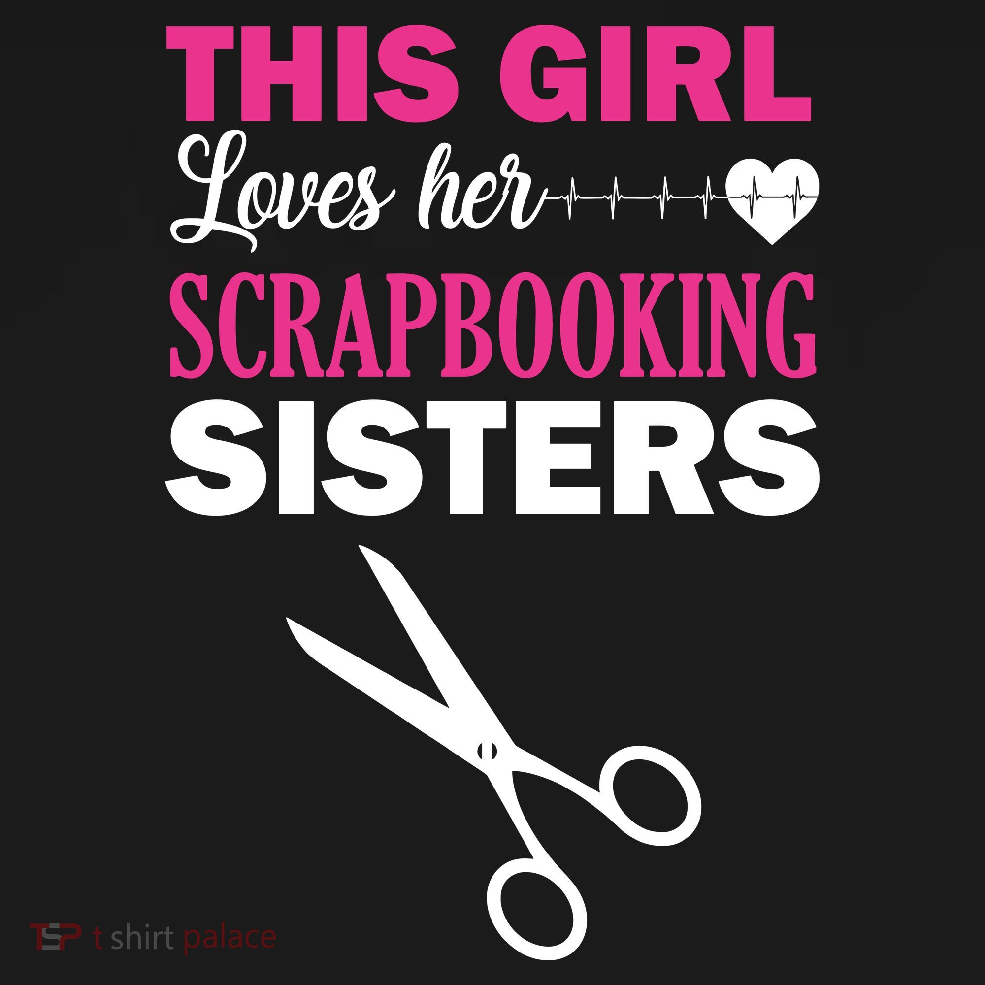 This Girl Loves Her Scrapbooking Sisters Ornament