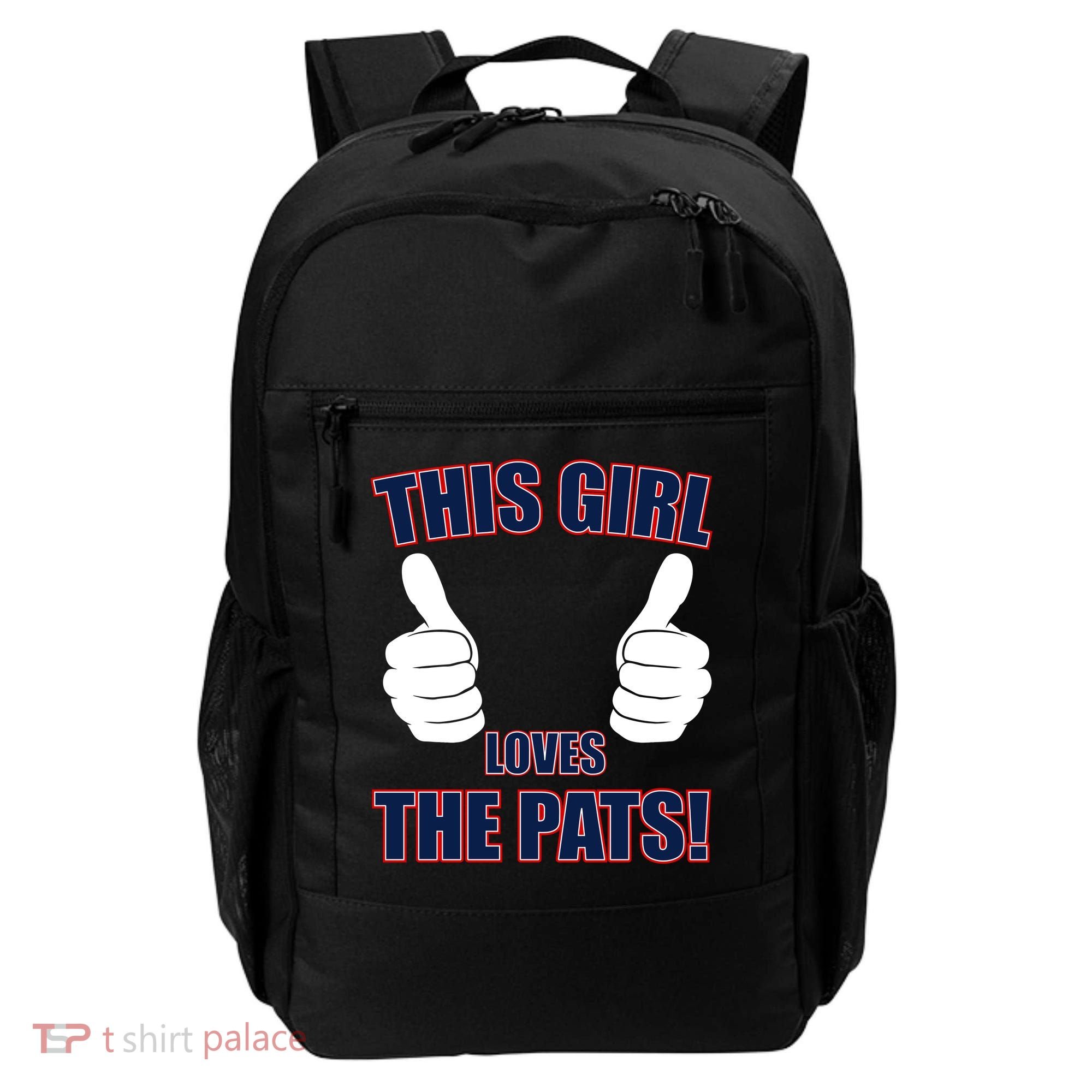 This Girl Loves The Pats Backpack