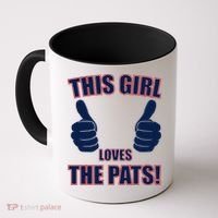 This Girl Loves The Pats Coffee Mug thumb 0