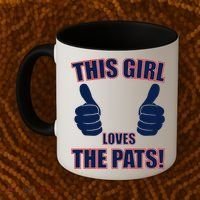 This Girl Loves The Pats Coffee Mug thumb 2