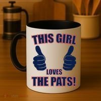 This Girl Loves The Pats Coffee Mug thumb 4