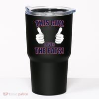 This Girl Loves The Pats Tumbler thumb 0