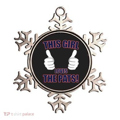 This Girl Loves The Pats Ornament