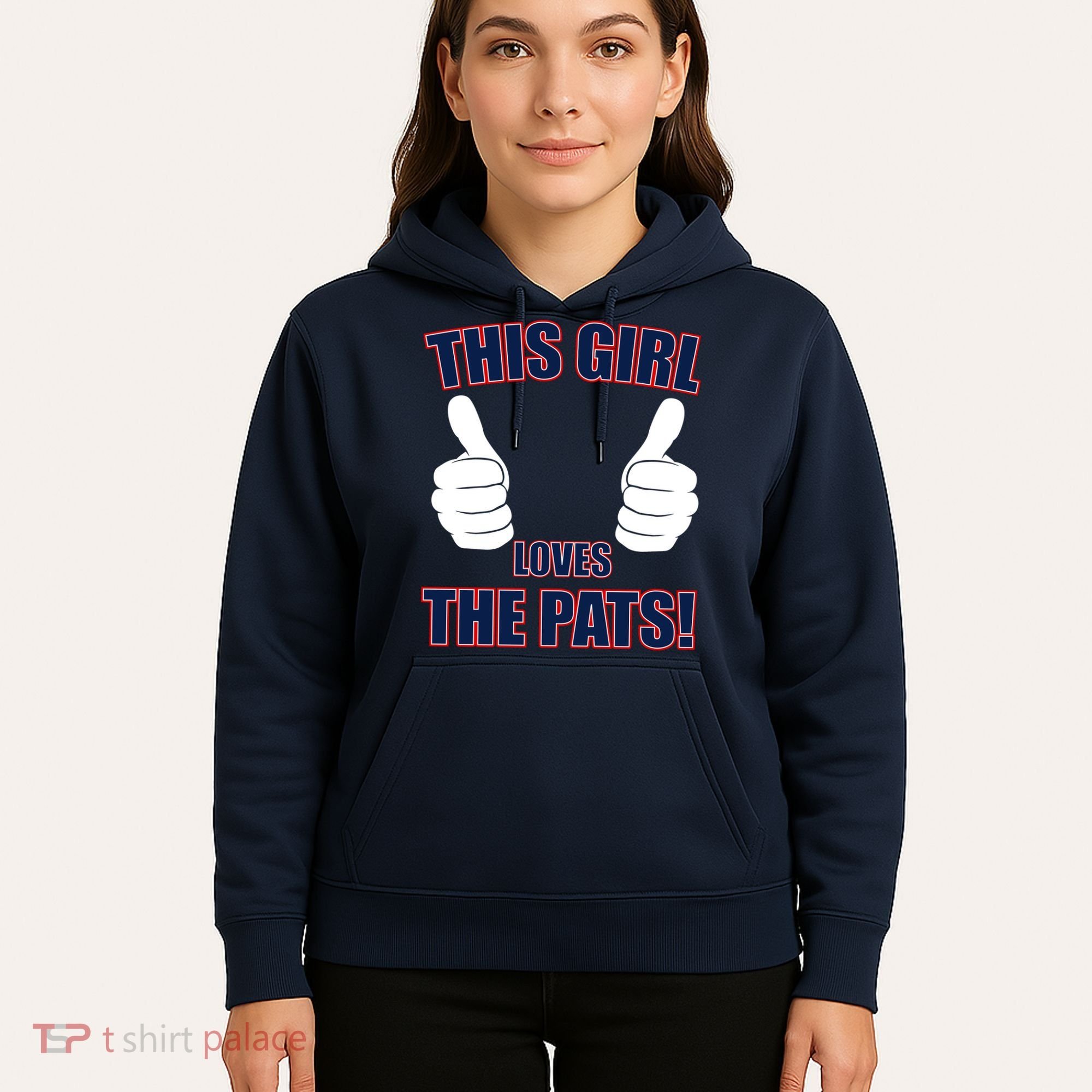 This Girl Loves The Pats Hoodie