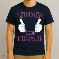 This Girl Loves The Pats T-Shirt thumb 3