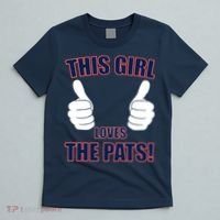 This Girl Loves The Pats T-Shirt thumb 5