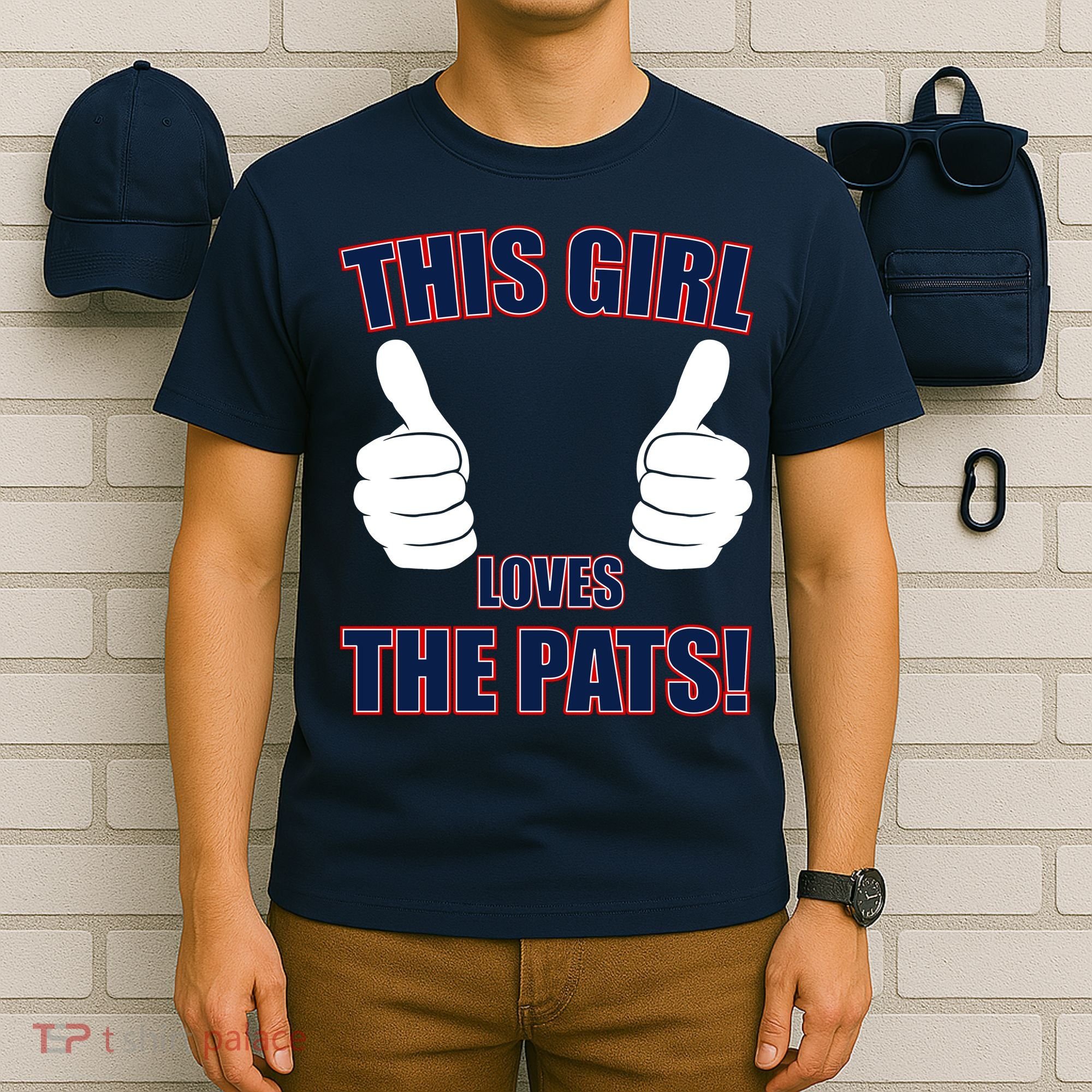 This Girl Loves The Pats T-Shirt