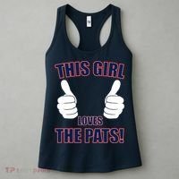 This Girl Loves The Pats Women's Tank Top thumb 3