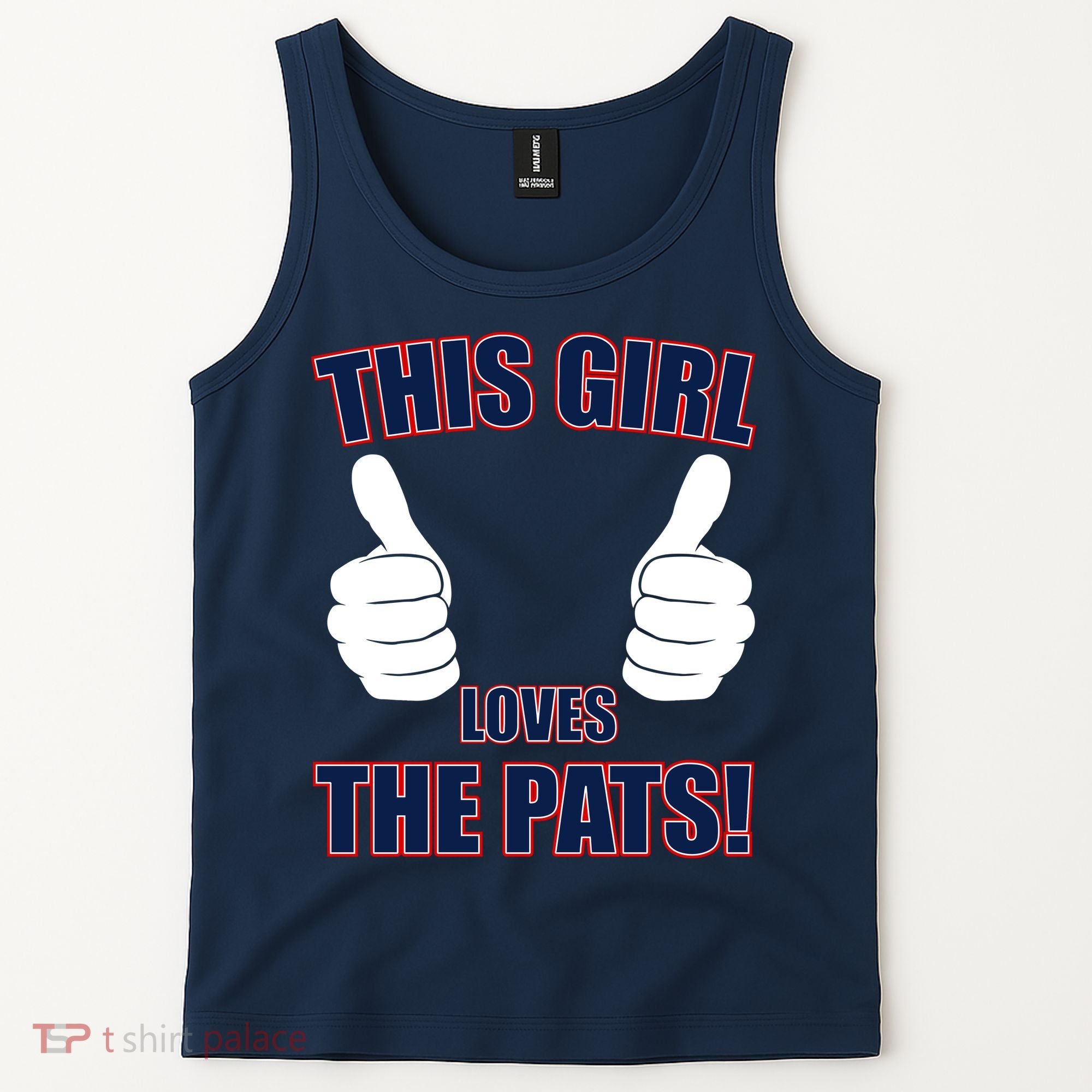 This Girl Loves The Pats Tank Top