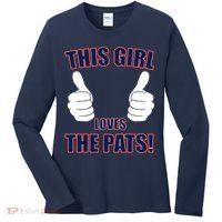 This Girl Loves The Pats Women's Long Sleeve Shirt thumb 0