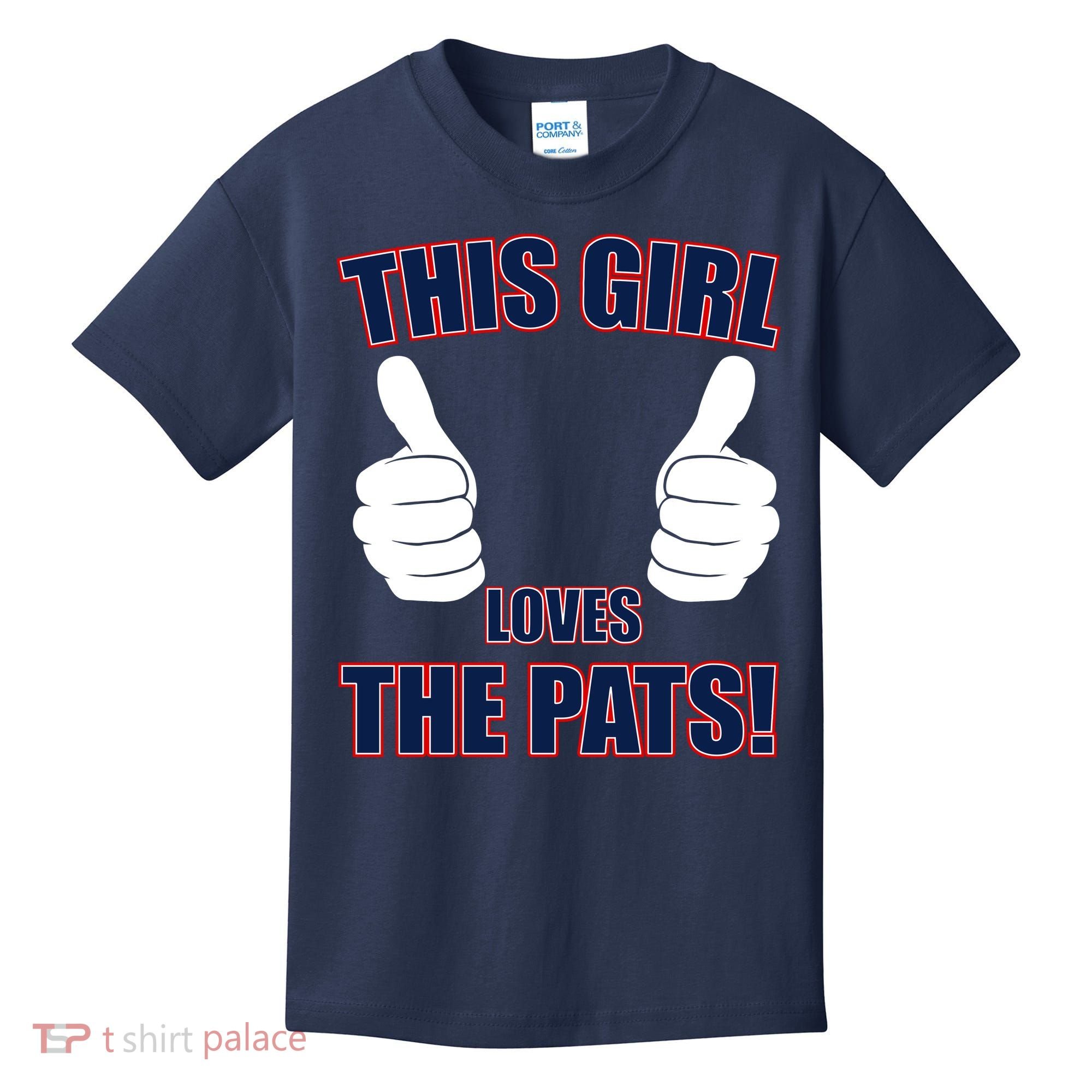 This Girl Loves The Pats Kids T-Shirt