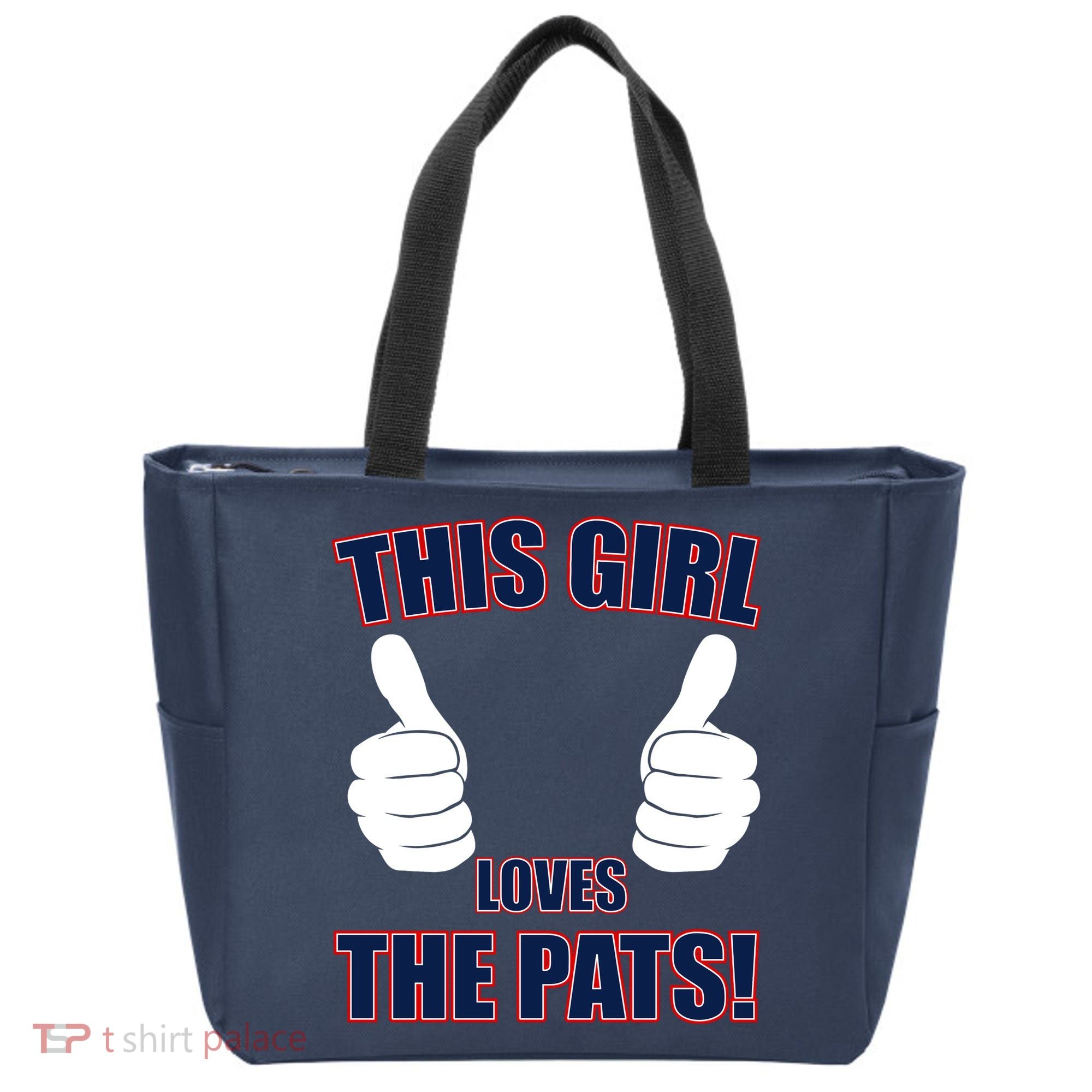 This Girl Loves The Pats Tote Bag