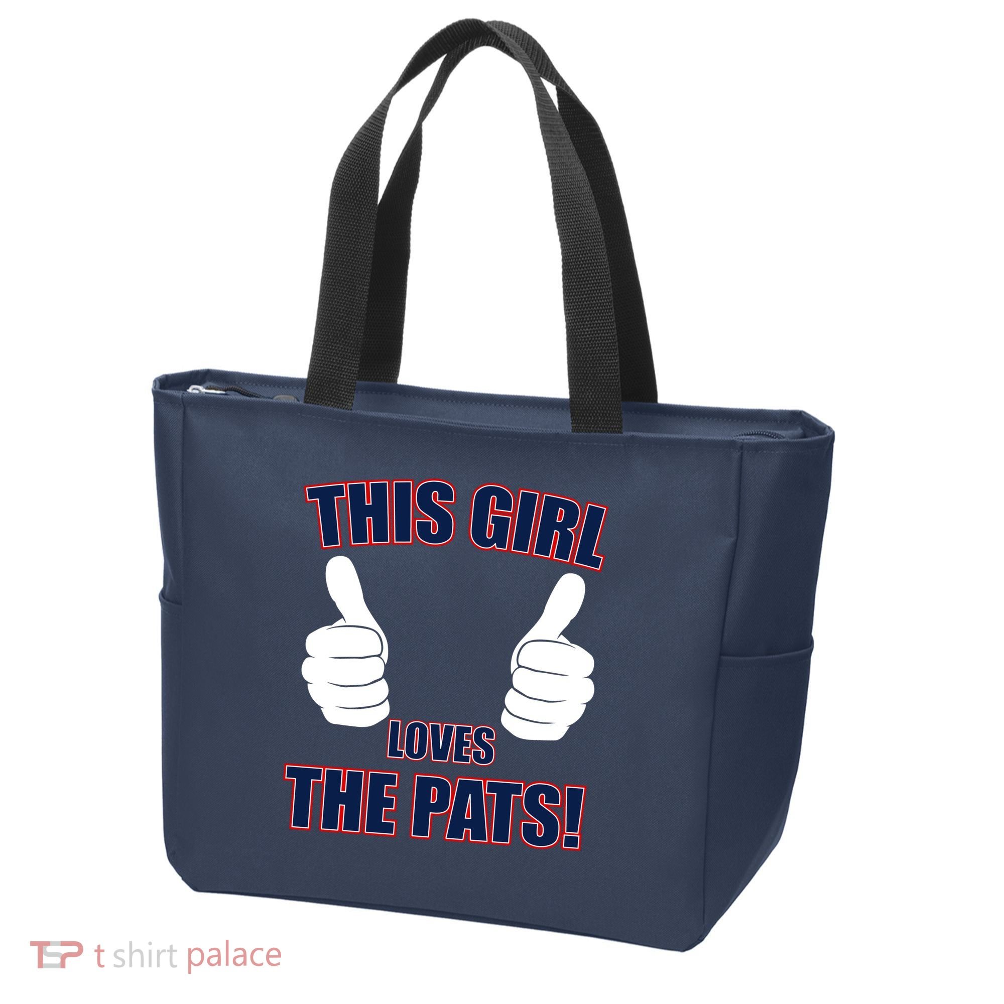 This Girl Loves The Pats Tote Bag