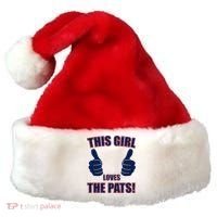 This Girl Loves The Pats Santa Hat thumb 0