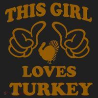 This Girl Loves Turkey Women's Sweatshirt thumb 2