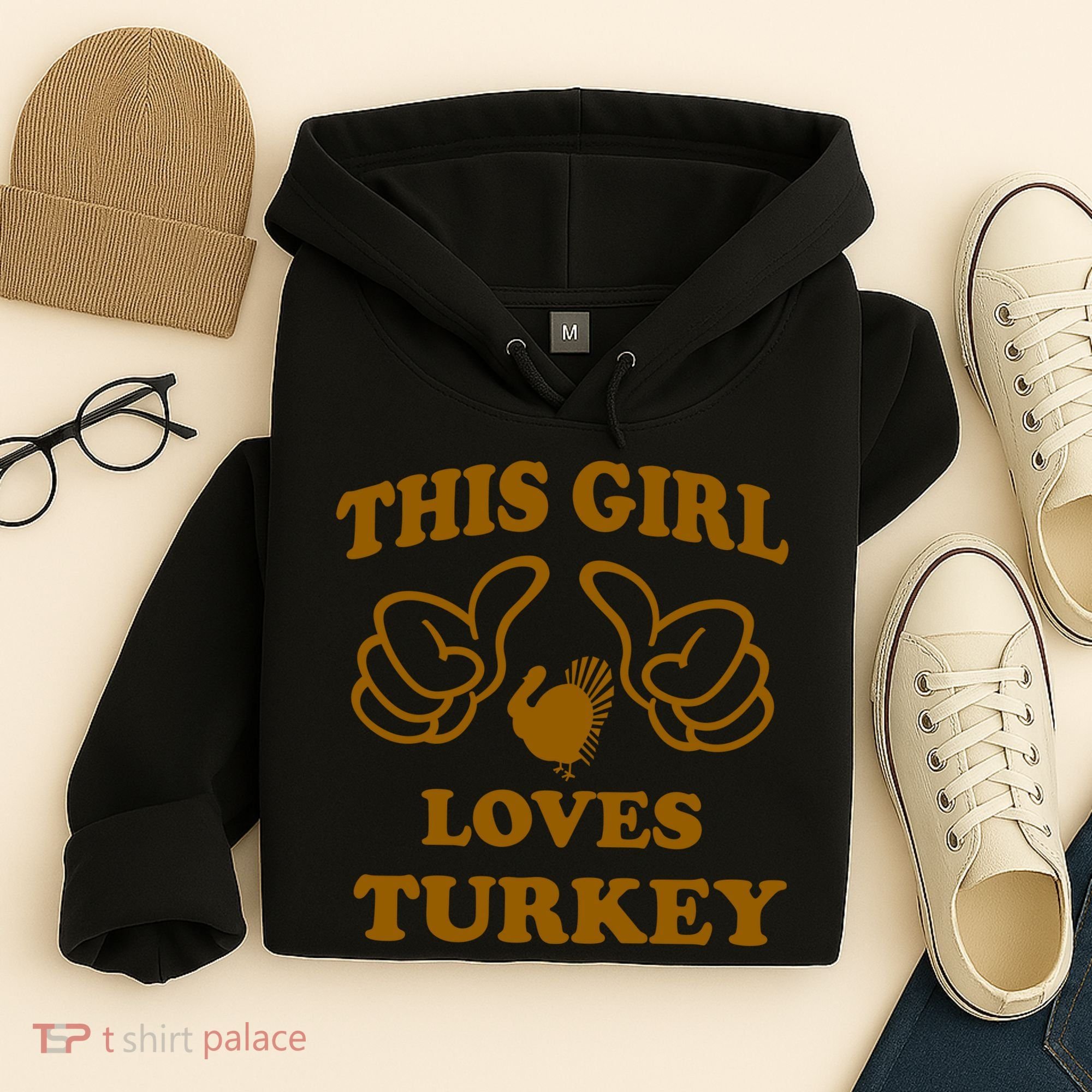 This Girl Loves Turkey Hoodie