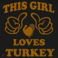 This Girl Loves Turkey Hoodie thumb 2