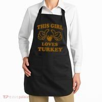 This Girl Loves Turkey Apron thumb 2