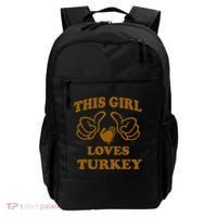 This Girl Loves Turkey Backpack thumb 0