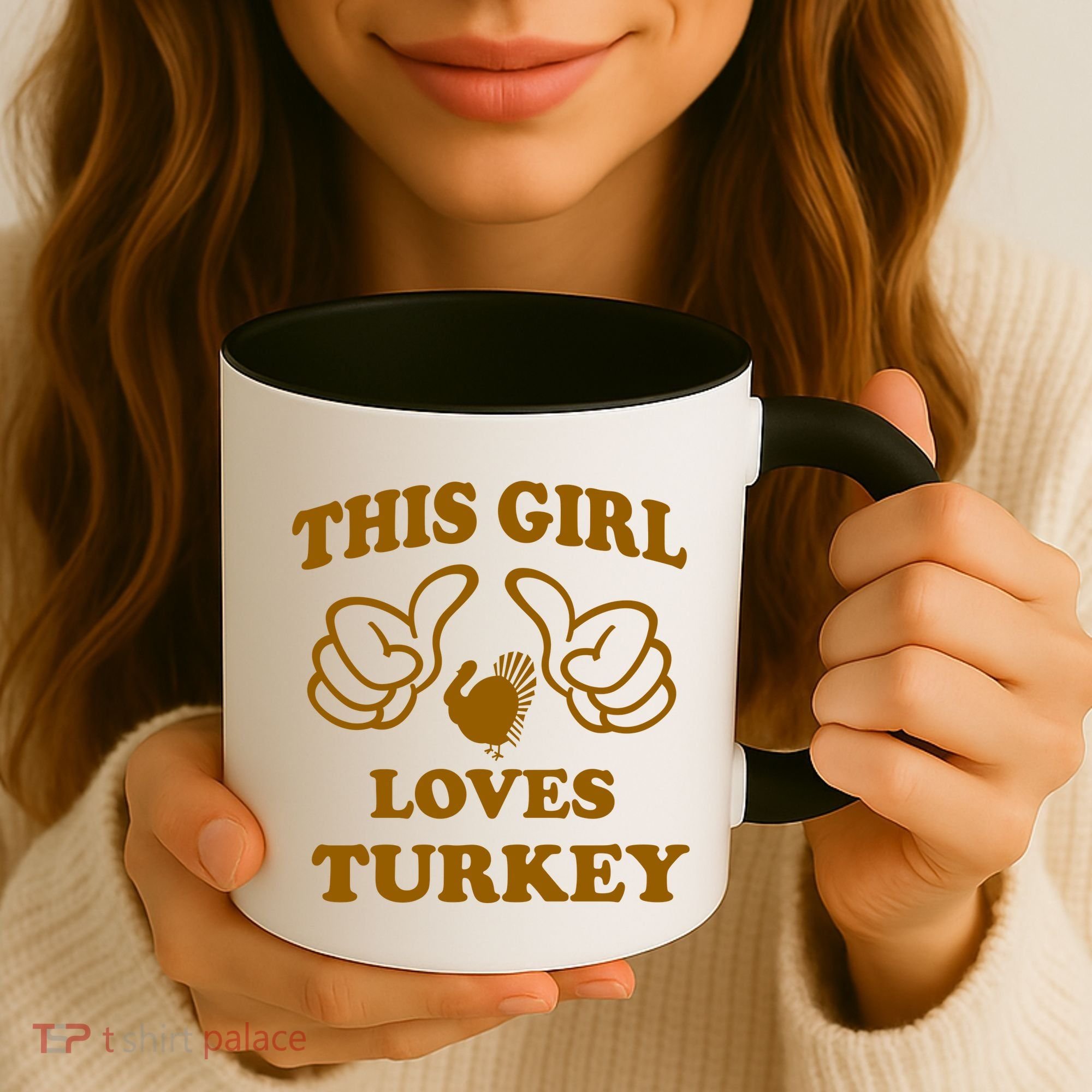 This Girl Loves Turkey Coffee Mug