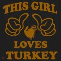 This Girl Loves Turkey Golf Towel thumb 3