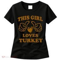 This Girl Loves Turkey Women's T-Shirt thumb 0