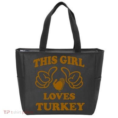 This Girl Loves Turkey Tote Bag