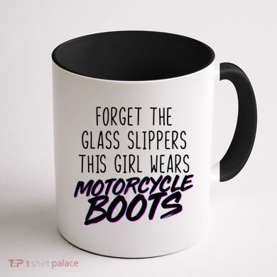 This Girl Wears Motorcycle Boots Coffee Mug back
