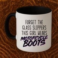 This Girl Wears Motorcycle Boots Coffee Mug thumb 2