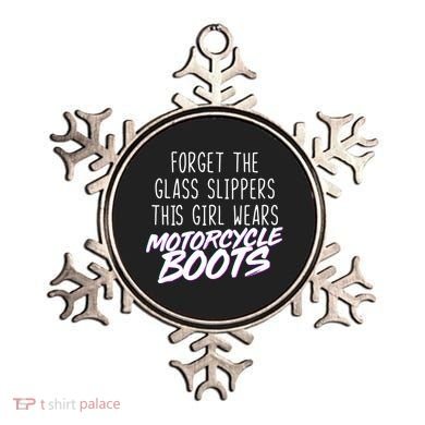 This Girl Wears Motorcycle Boots Ornament