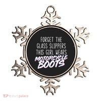 This Girl Wears Motorcycle Boots Ornament thumb 0