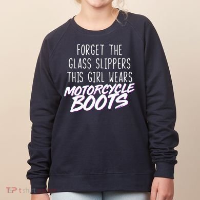 This Girl Wears Motorcycle Boots Women's Sweatshirt