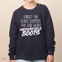 This Girl Wears Motorcycle Boots Women's Sweatshirt thumb 0