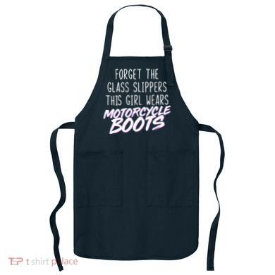 This Girl Wears Motorcycle Boots Apron