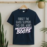 This Girl Wears Motorcycle Boots T-Shirt thumb 2